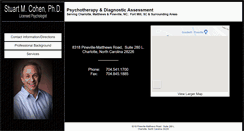 Desktop Screenshot of drstuartcohen.com